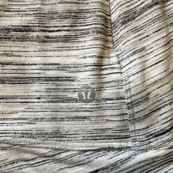 Lululemon Women's Runderful Space Dye White Gray Long Sleeve Shirt Sz 2 W3BCIS - Picture 8 of 9